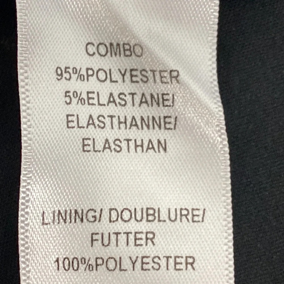 Adrianna Papell Navy Blue Floral Guipure Lace Sleeveless Sheath Dress Size 8 - Picture 12 of 12